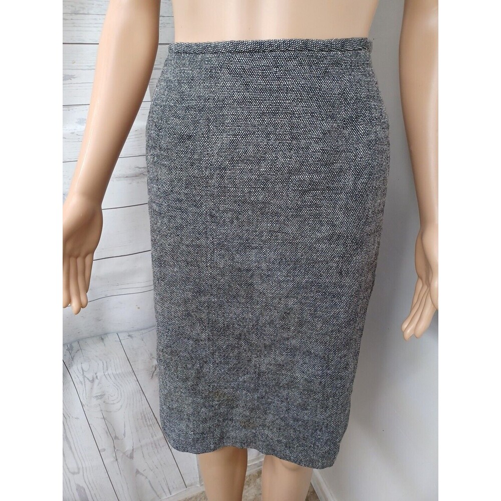 Jones New York Skirt Womens Knee Length Pencil Petite 10P Wool Blend